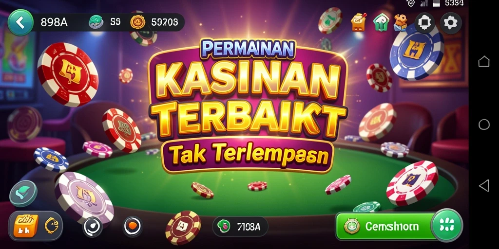 Screenshot gameplay 898A yang menampilkan keseruan aksi Kasino.