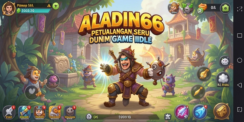 Tampilan gameplay ALADIN66 yang seru dalam mode Idle.