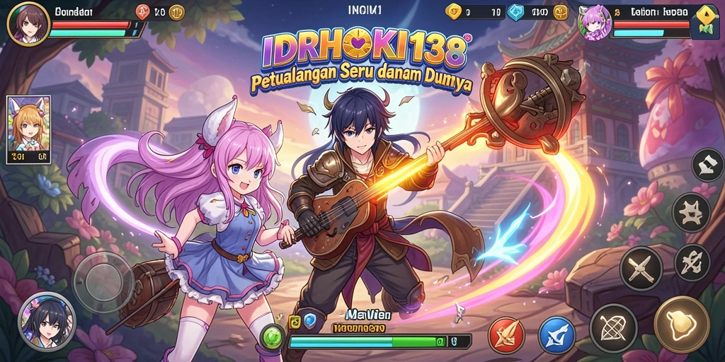 Tangkapan layar dari gameplay menarik di IDRHOKI138.