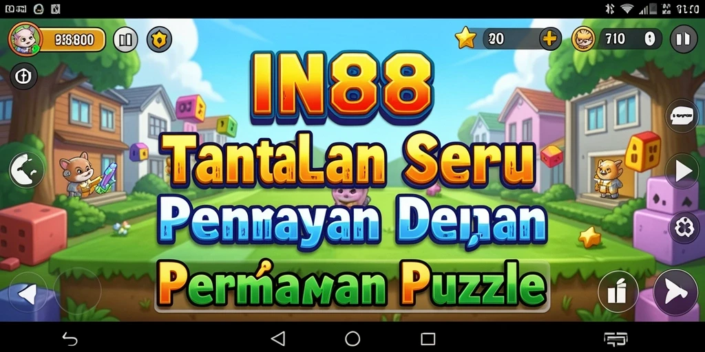 Tampilan gameplay IN88 dengan berbagai teka-teki menantang.