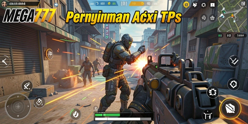 Gameplay MEGA777 yang penuh aksi dan strategis di dunia TPS.