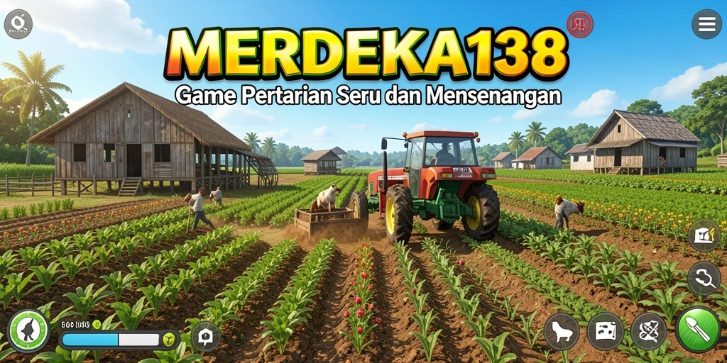 Gameplay MERDEKA138 yang seru dan interaktif di ladang.