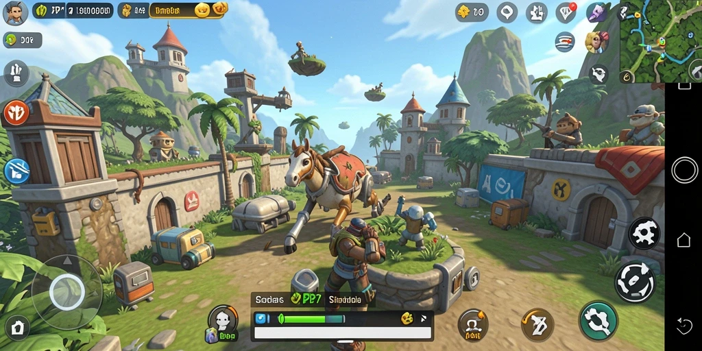 Tampilan gameplay PP7 yang memukau dan interaktif.