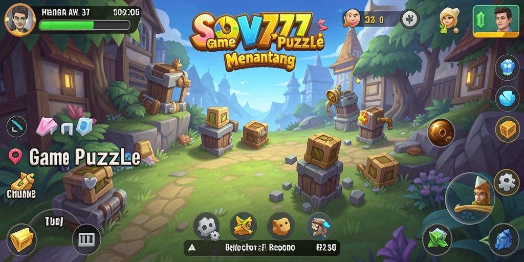 Tampilan gameplay SOV777 yang seru dan penuh warna.