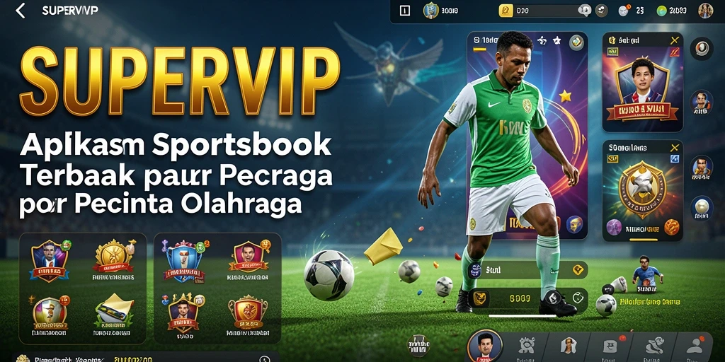 Tampilan menarik dan antarmuka user-friendly dari SUPERVIP.