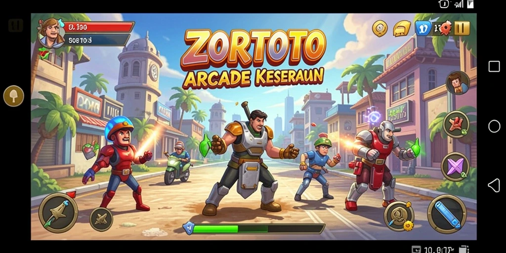 Tampilan gameplay menarik dari ZORTOTO yang penuh aksi dan tantangan.